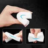 Magic Sponge Cleaner – Melamine foam scrubber for kitchen, bathroom, and dishware. Size: 10x6x2cm.