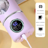 Portable 700ML Juice Blender with Steel Blades – 2-in-1 Smoothie Bottle