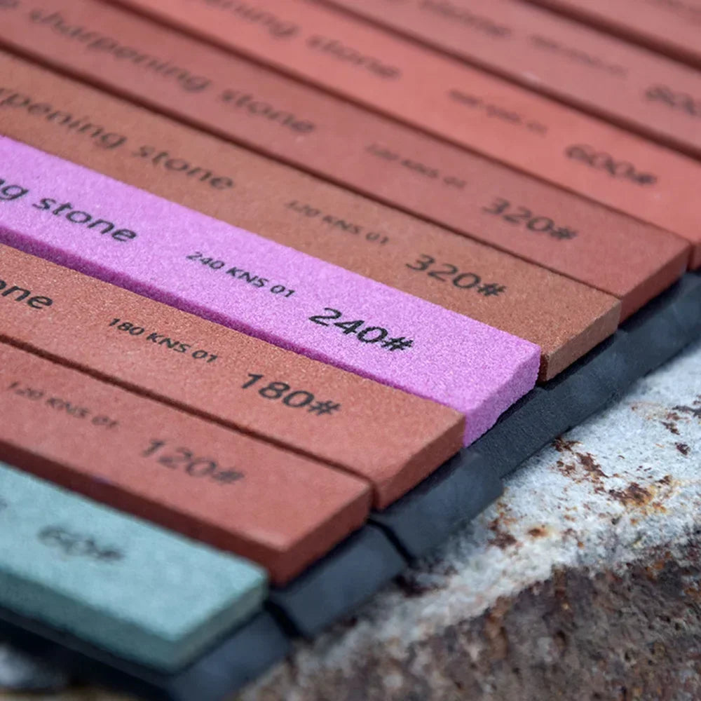 High Mesh Oil Stone Knife Sharpener Water Grinding Stone Kitchen Tool Small Strips for Household Use