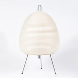 Japanese-Style Rice Paper Tripod Table Lamp