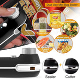 USB Rechargeable 2-in-1 Mini Heat Bag Sealer
