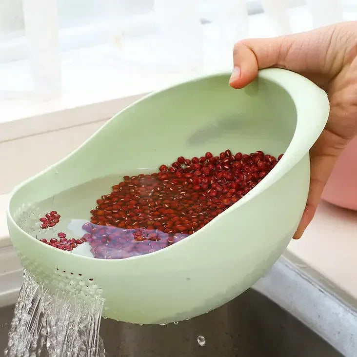 Food Grade Plastic Rice Bean Pea Cleaning Strainer Strainer Basket Strainer Drainer Cleaning Gadget Kitchen Accessories Tools
