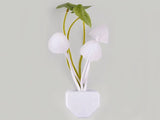 Colorful LED Mushroom Night Light with Light Sensor