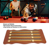Wooden 4-Track Billiards & Snooker Scoreboard