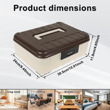 4-Digit Lock Safe for Money, Jewelry & Valuables - Portable Storage