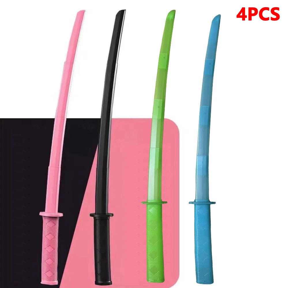 3D Printing Samurai Sword Toy Katana Sword Gravity Knife Retractable Cos Props Decompression Toys Birthday Gifts For Friends