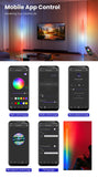 150cm RGB Smart Corner Floor Lamp – APP-Controlled, Dimmable