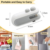 Mini Handheld Heat Bag Sealer 2-in-1 with Cutter & Magnet