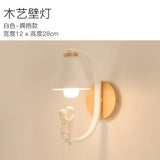 Modern Wood & Resin Wall Lamp – Nordic Home Decor