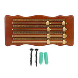 Wooden 4-Track Billiards & Snooker Scoreboard