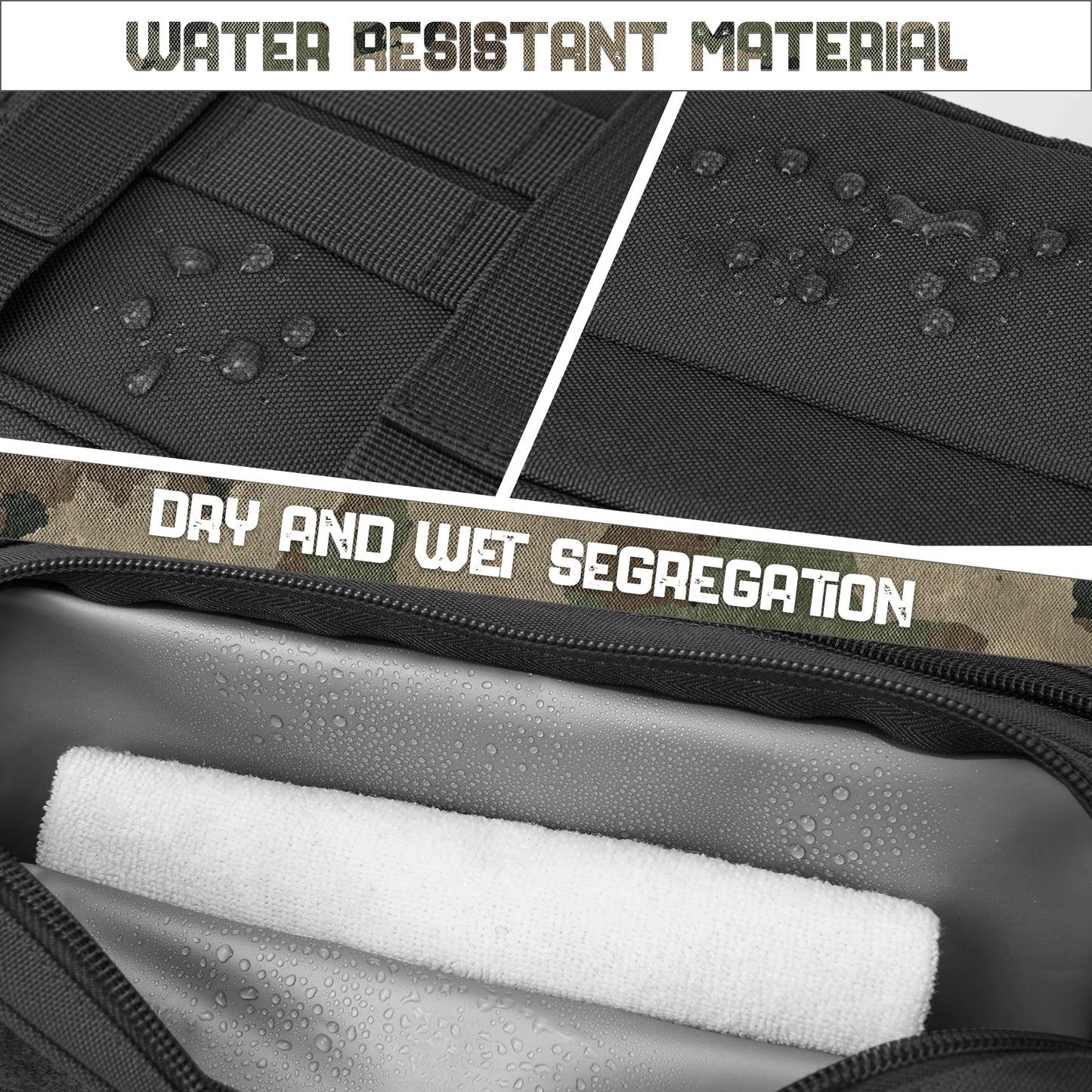 Toiletry Bag For Men Hygiene Bag Mens Shaving Kit Travel shower Bag Waist BackpackTool Molle Pouches Small Dopp Kit belt bag