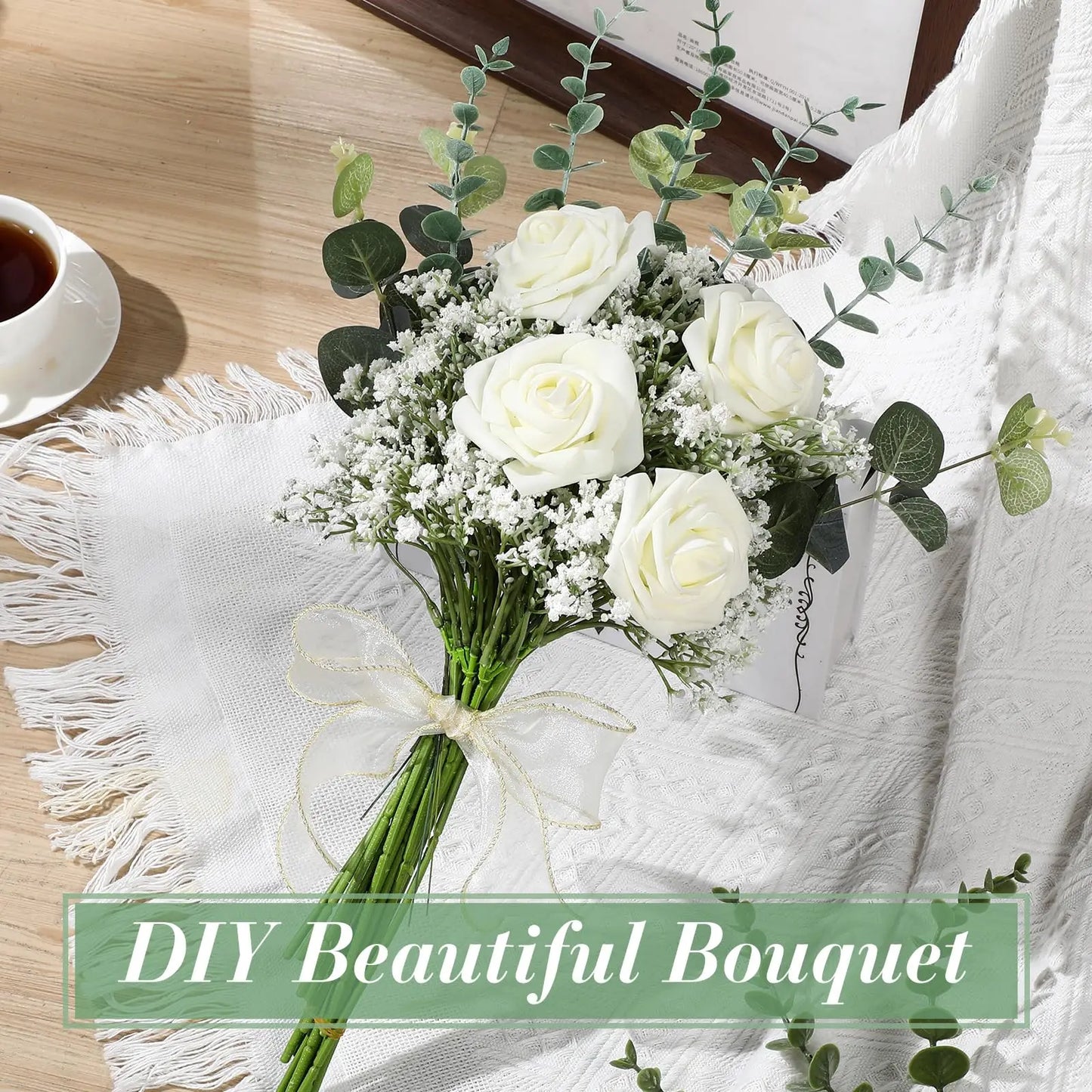 Fake Baby's Breath Flowers – Perfect for Weddings & Crafts (10/15pcs)