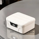 Portable 4-Digit Lock Safe for Cash, Medicine & Jewelry