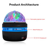 USB LED Starry Sky Rotating Projector Lamp