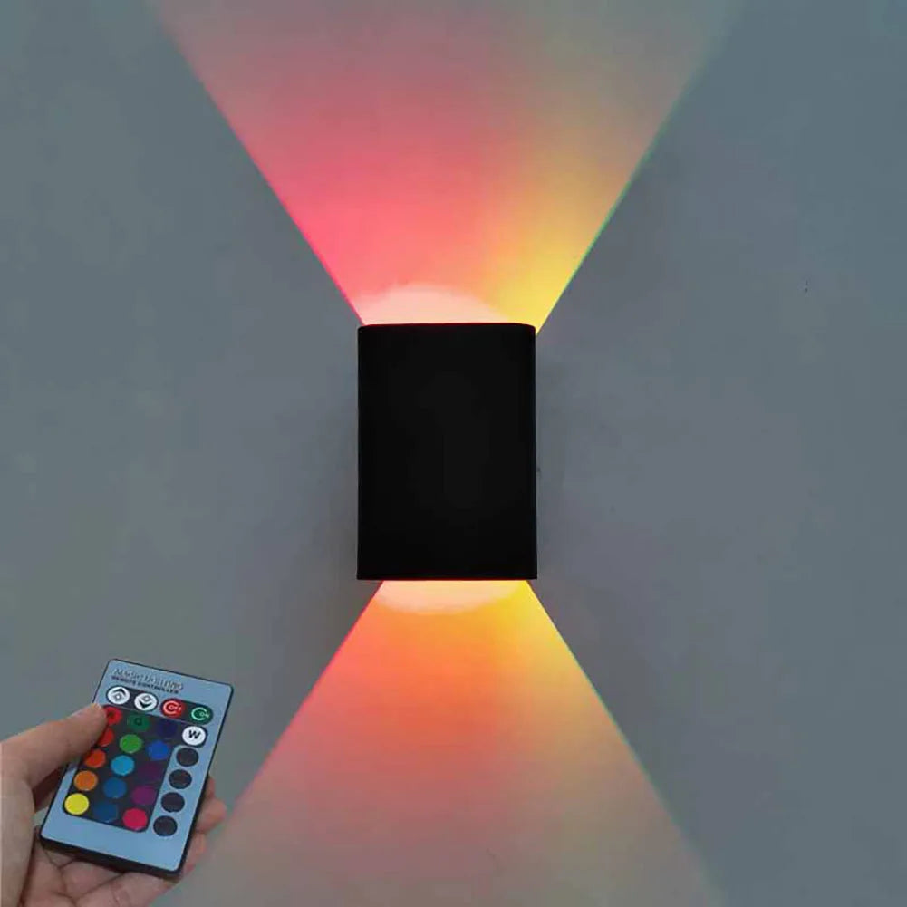 Dimmable LED Corridor Lamp – Modern Square Style with Remote