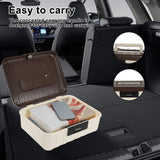 4-Digit Lock Safe for Money, Jewelry & Valuables - Portable Storage