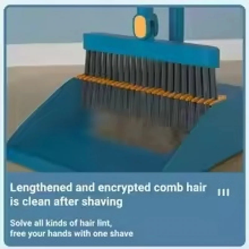 Two piece new broom set, dustpan combination, household sweeping broom, folding broom, wiper, dustpan, garbage shovel