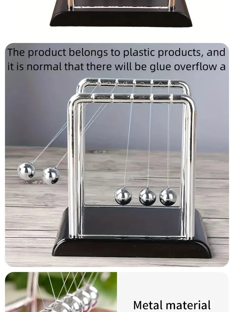 Newton's Cradle – Stress Relief Gift & Educational Science Toy