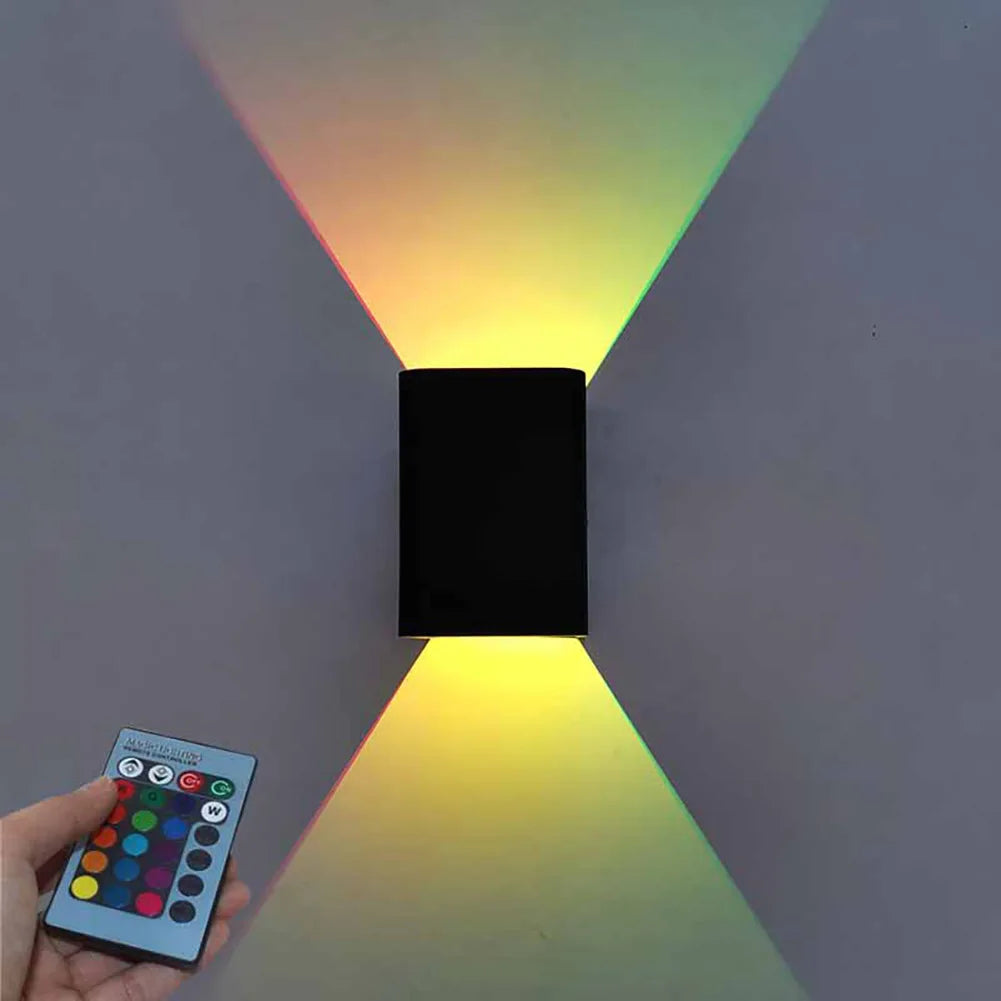 Dimmable LED Corridor Lamp – Modern Square Style with Remote