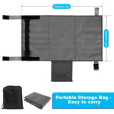 Kids Travel Airplane Bed & Leg Rest Hammock with Storage Bag