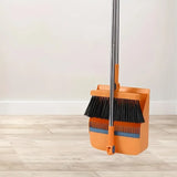 Household Broom & Dustpan Set – Durable, long handle for home, office, school, and dorm.