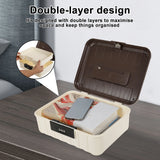 4-Digit Lock Safe for Money, Jewelry & Valuables - Portable Storage